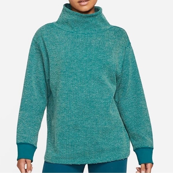 NWT Nike Yoga Luxe Cowl Neck Pullover Sweatshirt - Picture 5 of 10